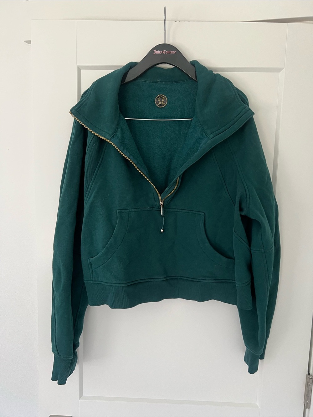 lululemon athletica Teal Half-Zip Pullover Hoodie